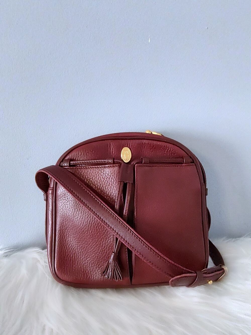 Cartier vintage tassel crossbody Must de Cartier bag EUC